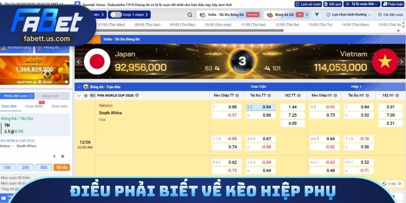 Điều phải biết về kèo hiệp phụ