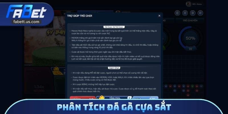 Phân tích đá gà cựa sắt