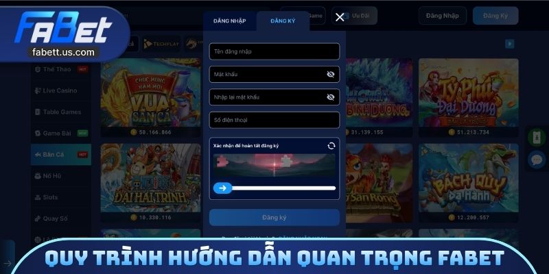 Quy trình hướng dẫn quan trọng FABET